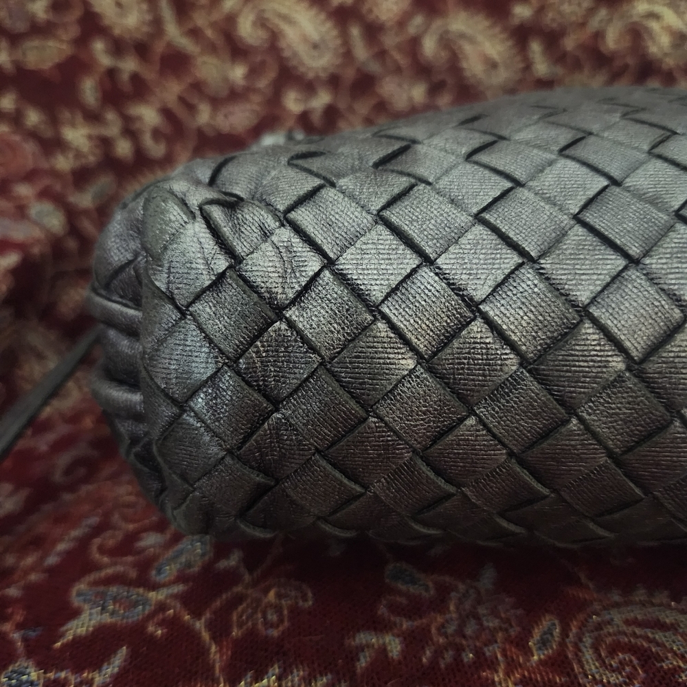 Bottega Veneta Nodini Gunmetal Silver Crossbody W/COA - Picture 16 of 16